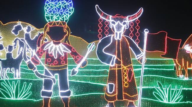 Alumbrado navideño, Medellín, Colombia. Foto: Cortesía EPM