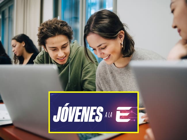 Jovenes a la E y foto de getty images