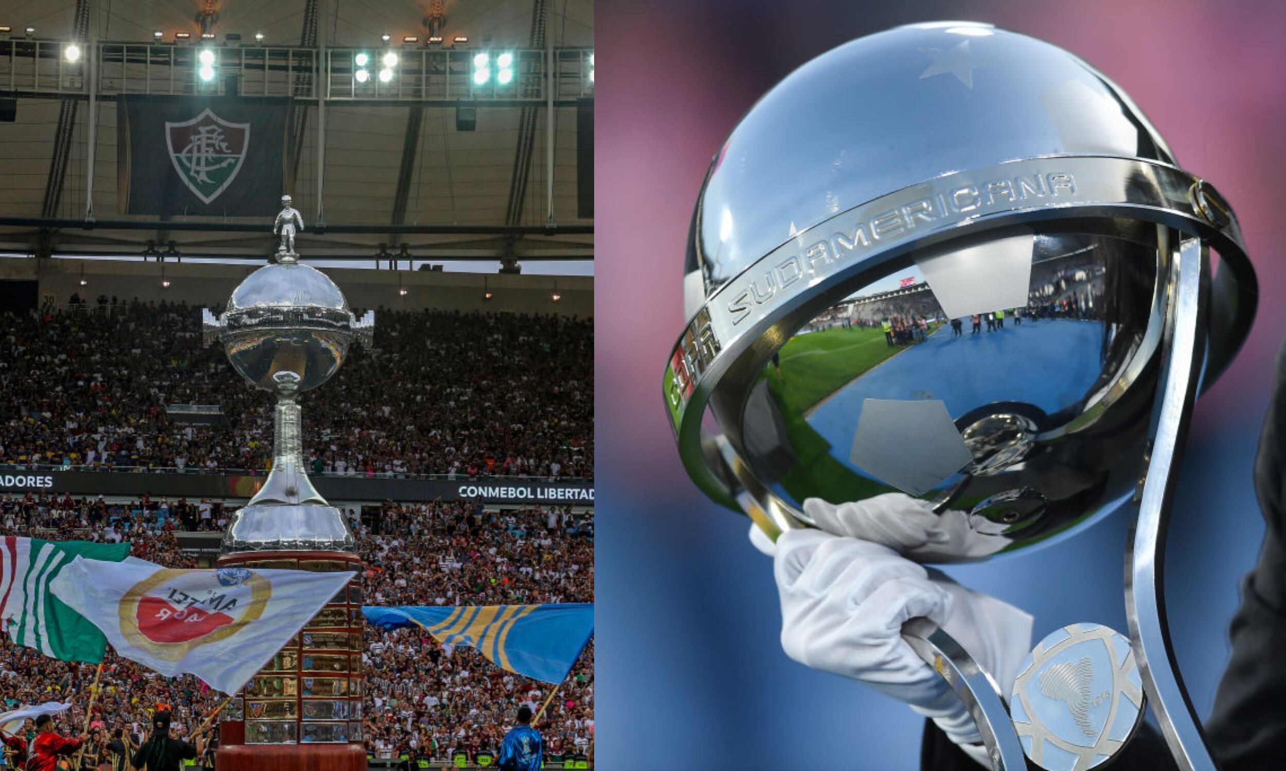 Imagenes de Copa Libertadores y Sudamericana. Fotos: Getty Images.