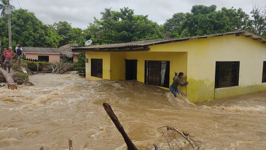 Emergencia por desbordamientos del río Sinú en Montería y Lorica. Foto: cortesía.
