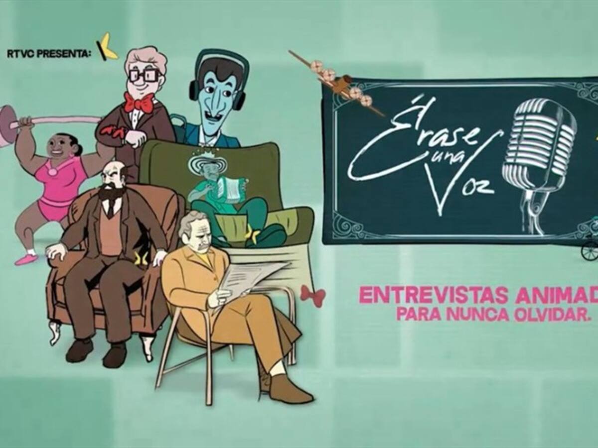'Érase una voz': la serie animada de RTVC inspirada en personajes colombianos
