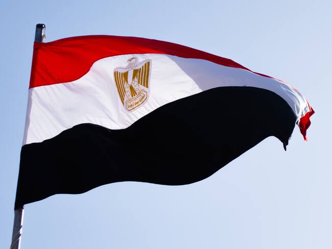 Bandera de Egipto. Foto: Getty Images.