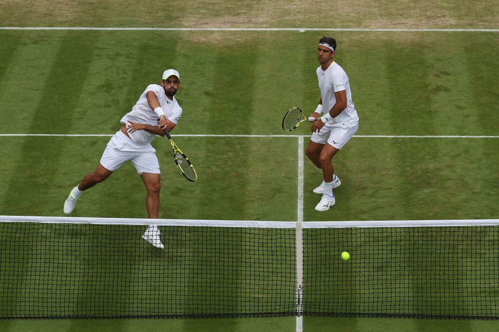 Tenistas colombianos Juan Sebastián Cabal y Robert Farah. (Photo by Julian Finney/Getty Images)