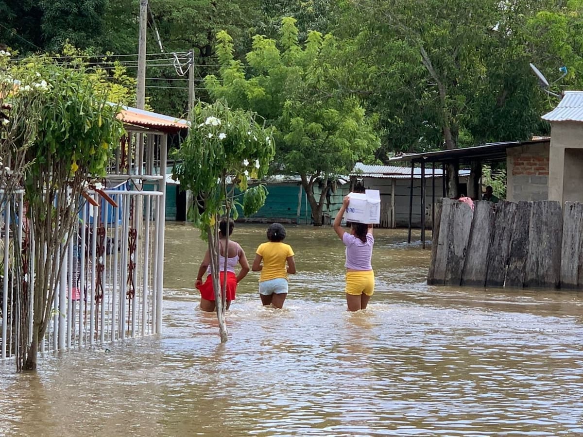 Atendidas 150 familias en San José de Ariguaní, Magdalena afectadas por las lluvias