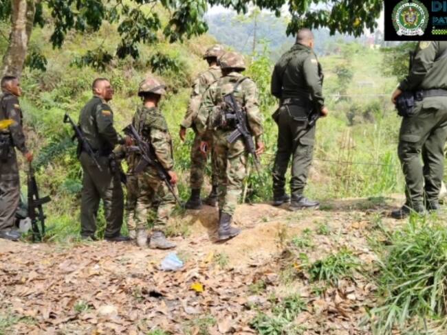 Desactivadas dos granadas en zona rural de Ciénaga, Magdalena. Foto: Policía Metropolitana de Santa Marta.