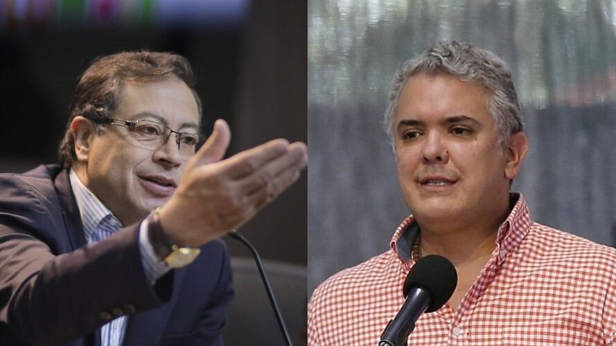 Petro arremete contra Duque en redes sociales. Foto: Colprensa Sergio Acero – Camila Díaz