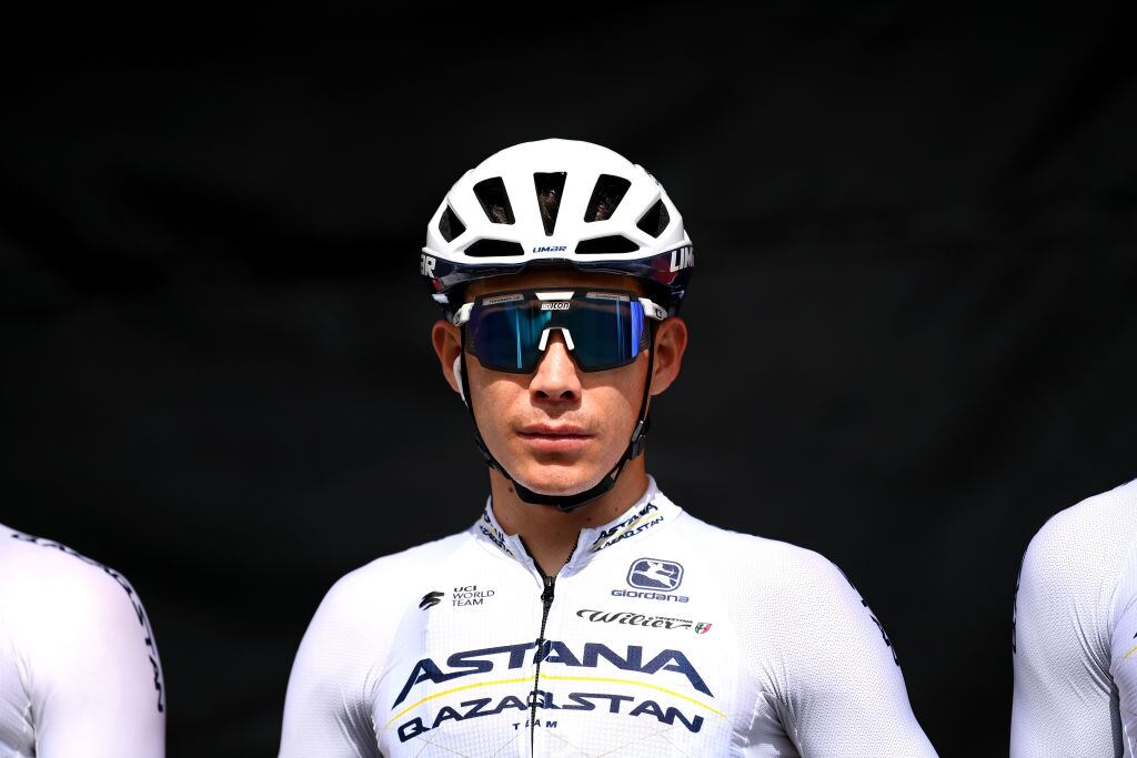 Miguel Ángel López Moreno de Colombia con el equipo Astana. Foto: Justin Setterfield/Getty Images