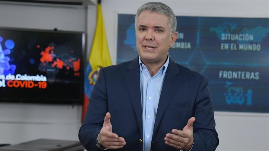 Presidente Duque decreta estado de emergencia en Colombia por coronavirus. Foto: Colprensa