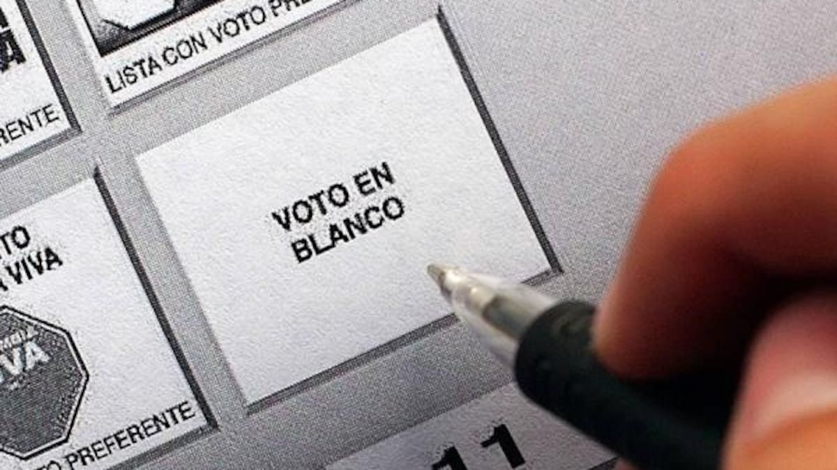 En segunda vuelta el voto en blanco no tiene ningún efecto jurídico: MOE