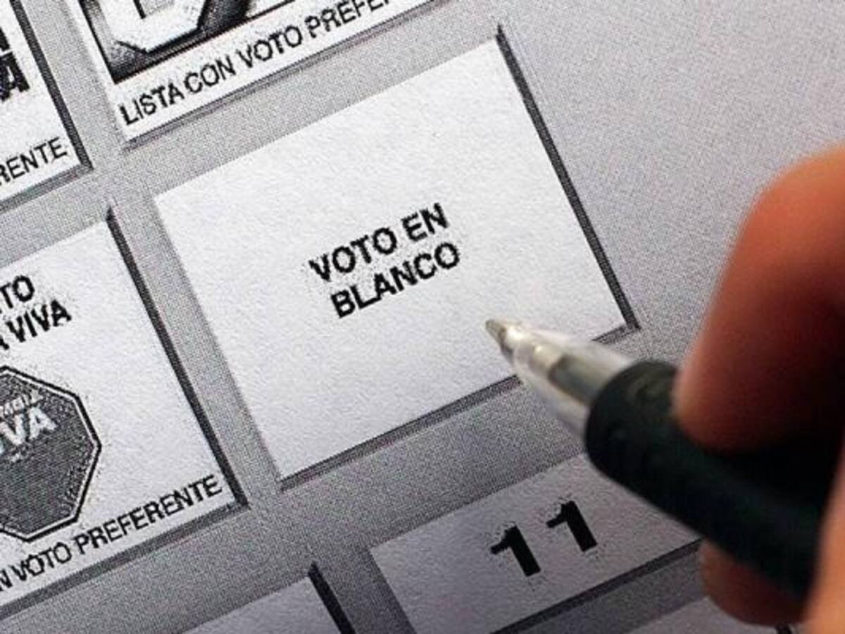 En segunda vuelta el voto en blanco no tiene ningún efecto jurídico: MOE