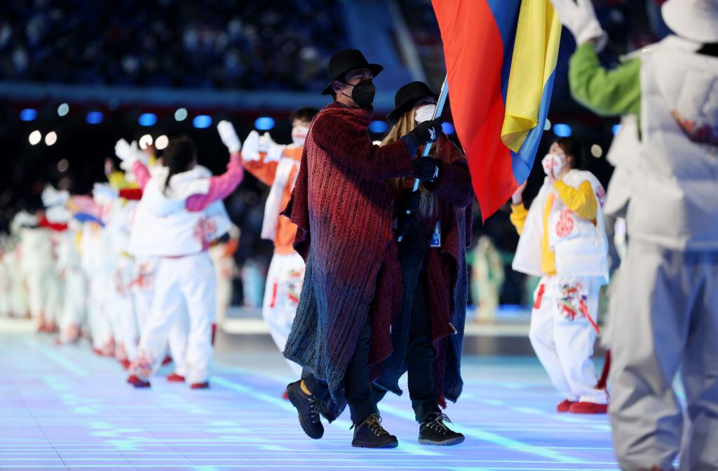 Carlos Quintana y Laura Gómez, representantes de Colombia en los Juegos Olímpicos de Invierno / Getty Images