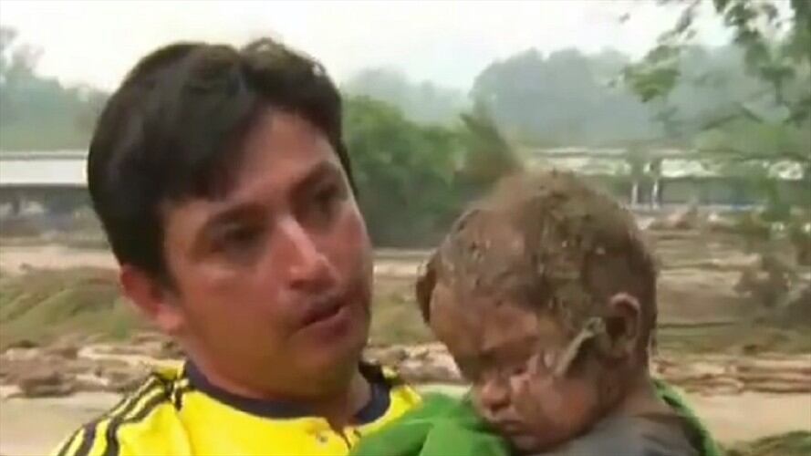 AVALANCHA PIEDECUESTA. Foto: Suministrada.