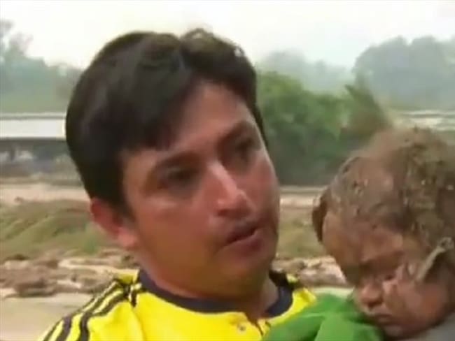 AVALANCHA PIEDECUESTA. Foto: Suministrada.