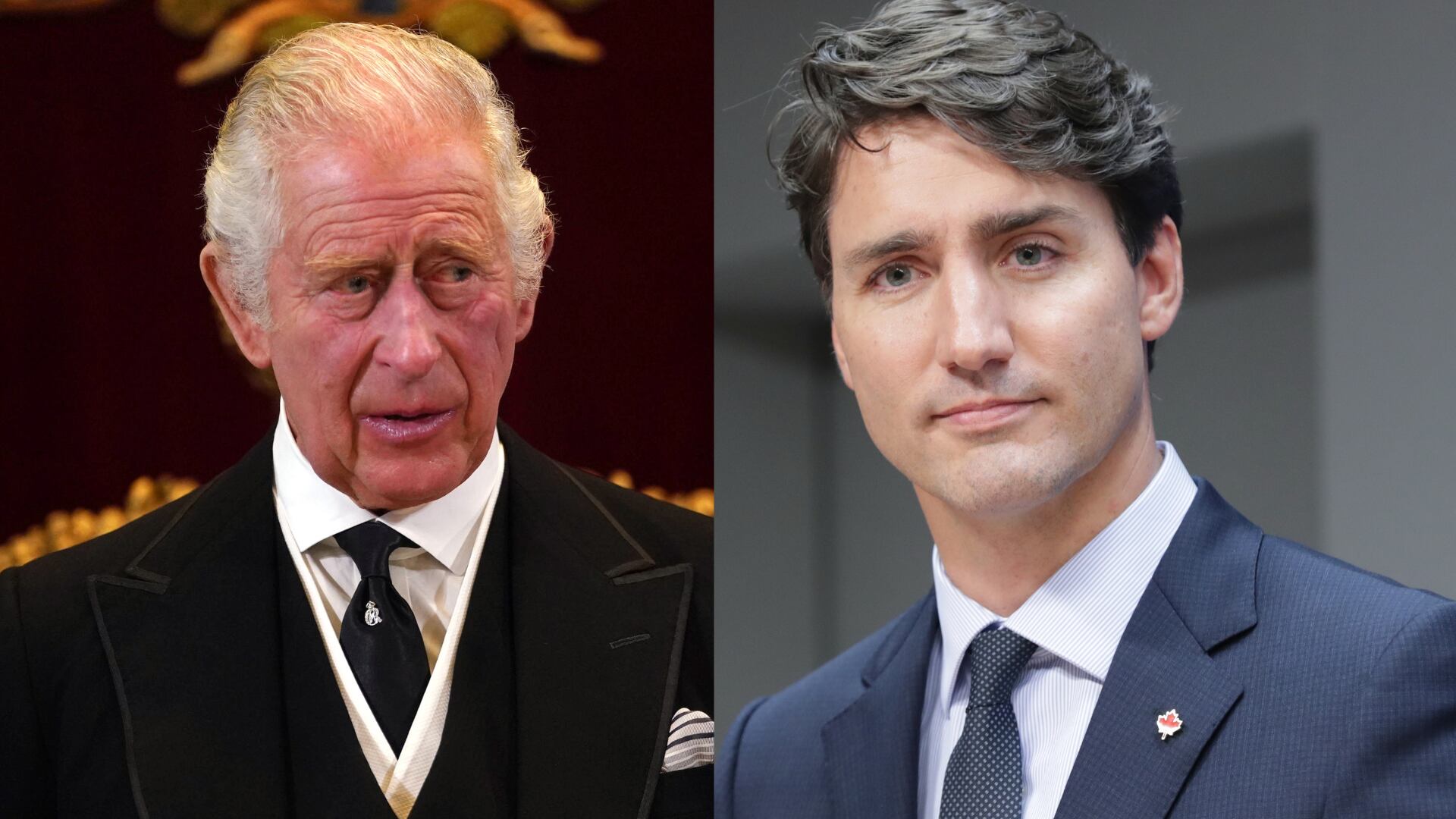 Carlos III y Justin Trudeau. Foto: Getty Images