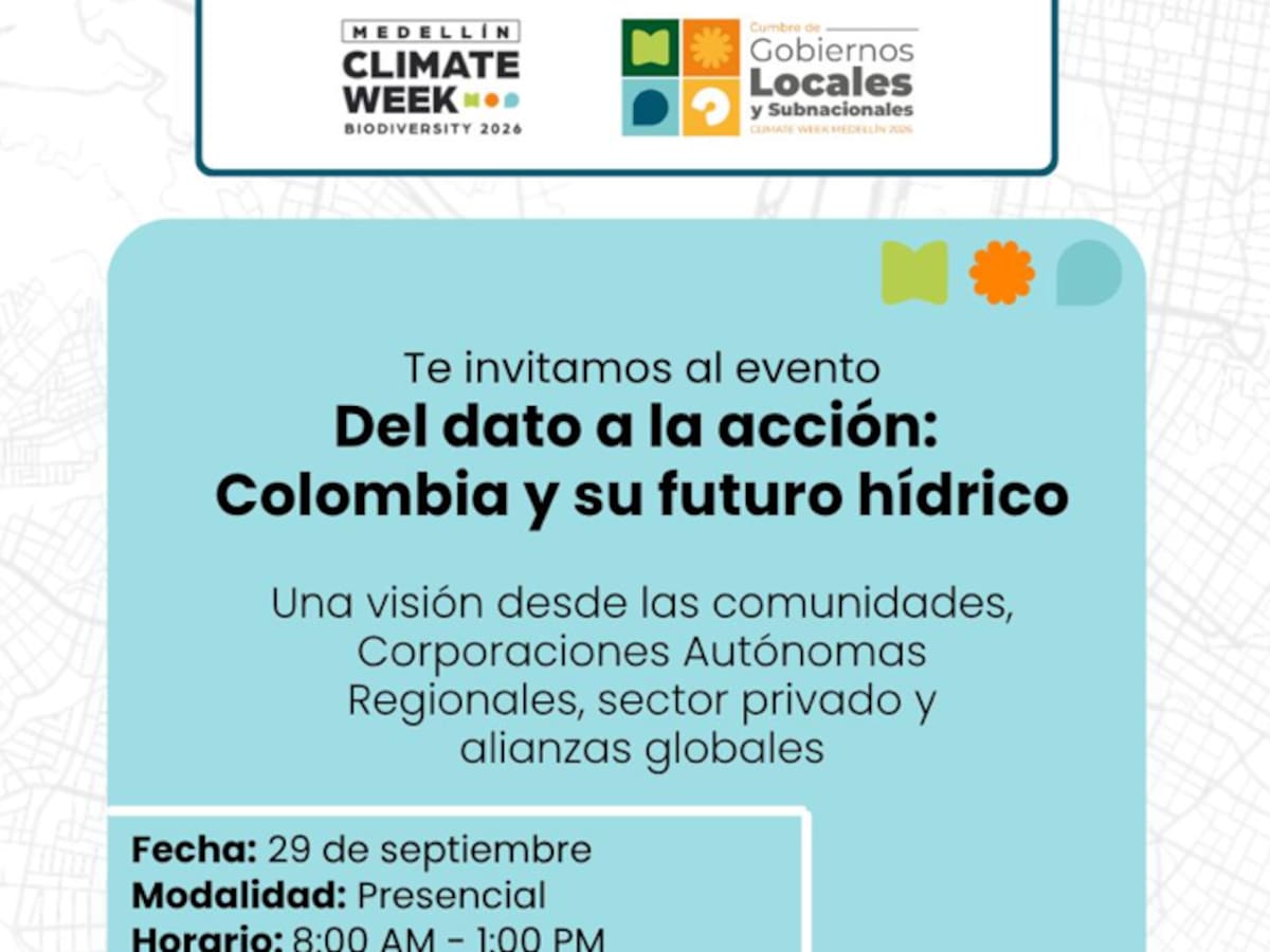 Del dato a la acción: Colombia abre conversación sobre el futuro del agua