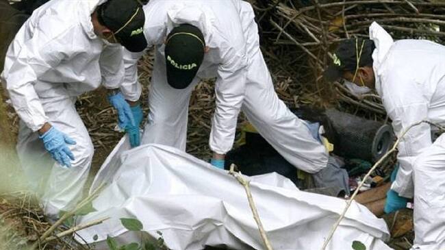 Entrega de restos de 3 personas víctimas del conflicto armado en Meta Foto: Colprensa