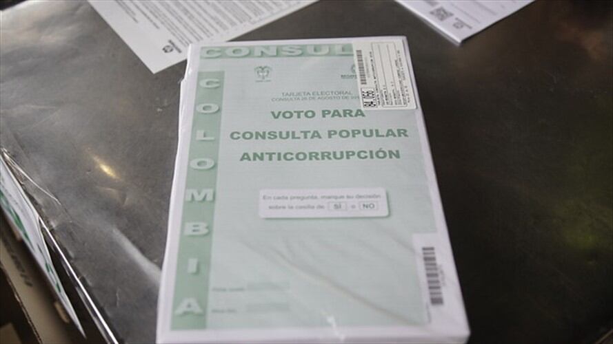 Consulta anticorrupción. Foto: Colprensa