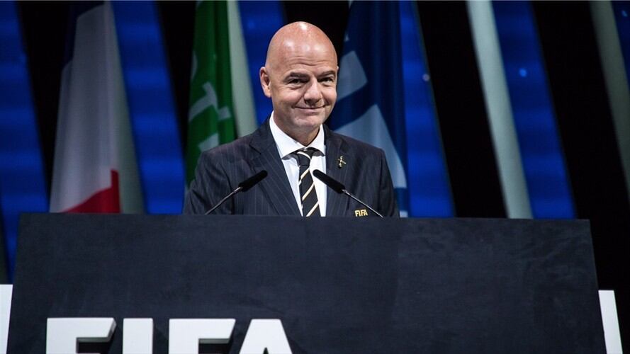 Gianni Infantino fue reelegido por aclamación, sin necesidad de una votación, como presidente de la Fifa para los próximos cuatro años. Foto: Agencia EFE
