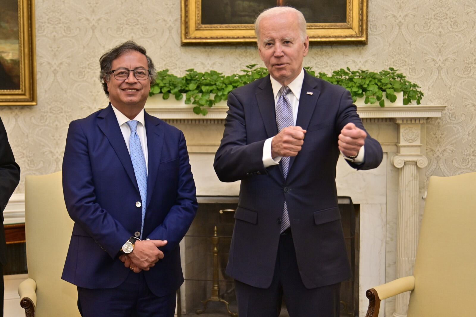 Presidente Petro y presidente Biden. Foto: Presidencia.