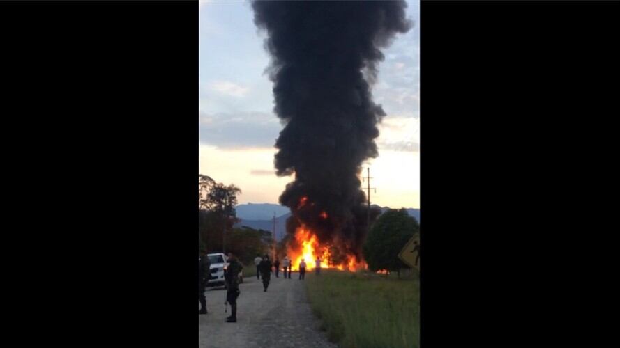 A las 5:30 a.m. de este 19 de octubre se registró un ataque a un pozo petrolero del campo Costayaco. Foto: Ejército Nacional