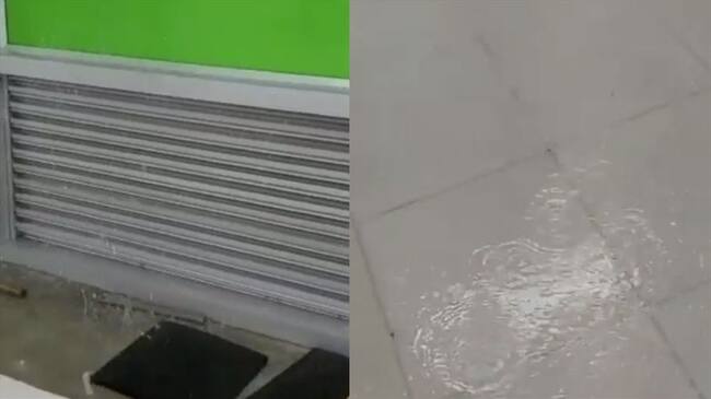 El patinódromo de Santa Marta: otra obra que se inundó con la lluvia. Foto: Cortesía Seguimiento.co