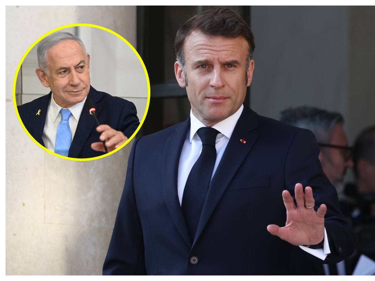 Macron pidió a Netanyahu detener los ataques a Gaza y respetar el alto el fuego del Líbano