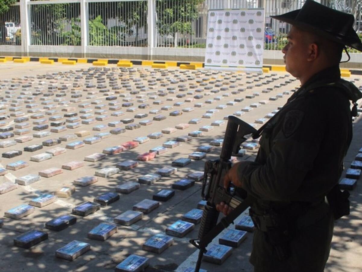 Incautan 754 kilos de cocaína del Clan del Golfo en el puerto de Cartagena