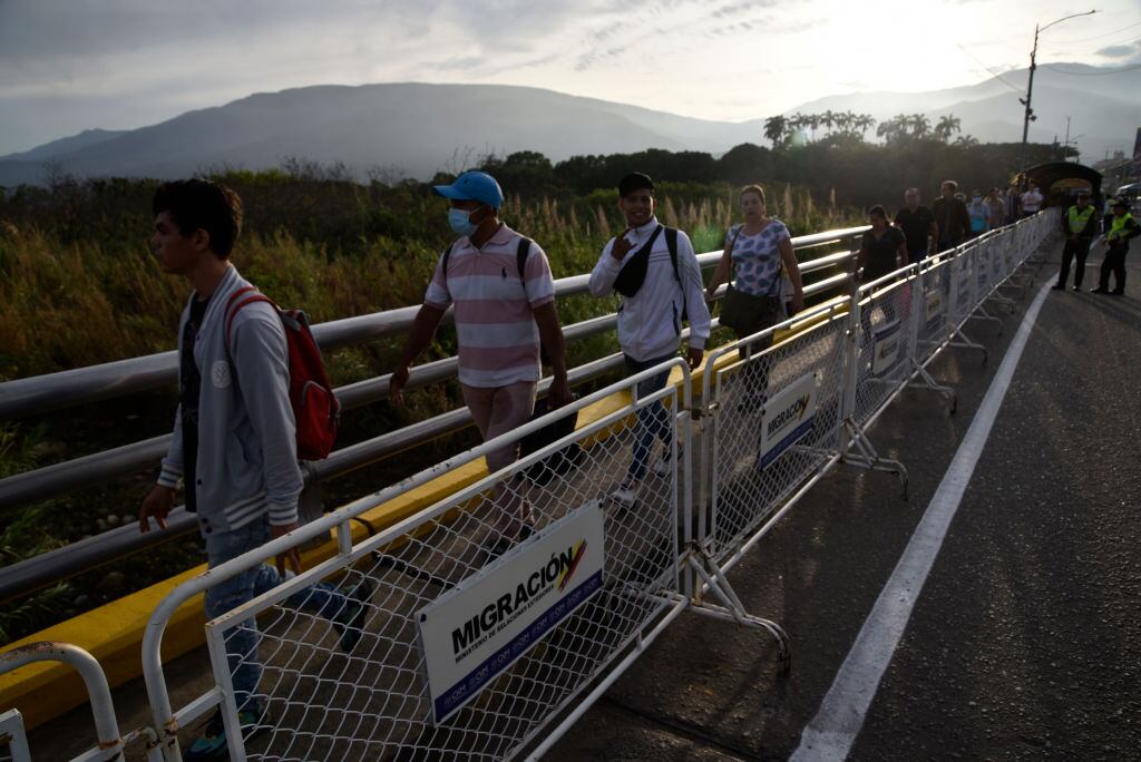 Frontera Colombia y Venezuela (Photo by Guillermo Legaria/Getty Images)