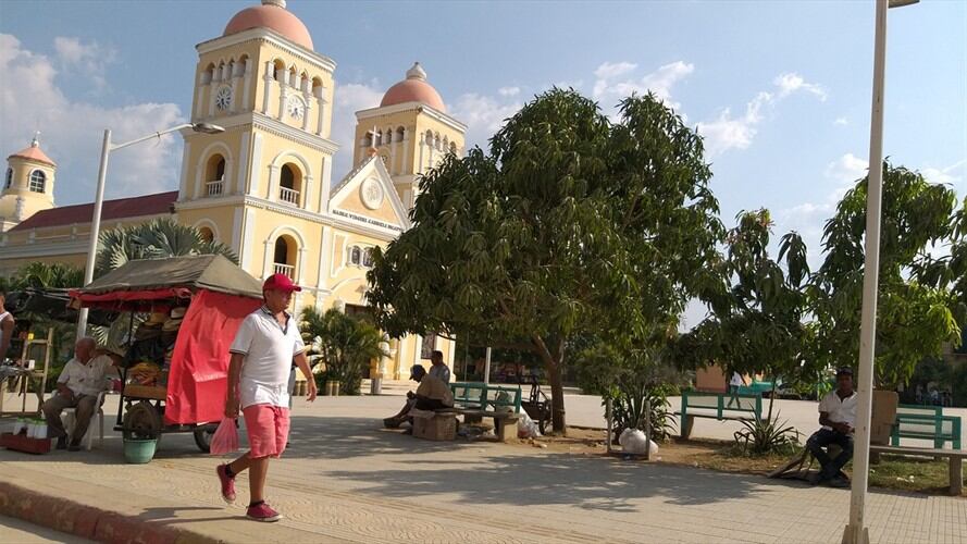 Plaza principal de El Carmen de Bolívar. Foto: Archivo.