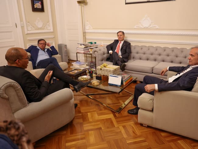 Gustavo Petro reunido con presidente de la Corte Suprema | Foto: Presidencia