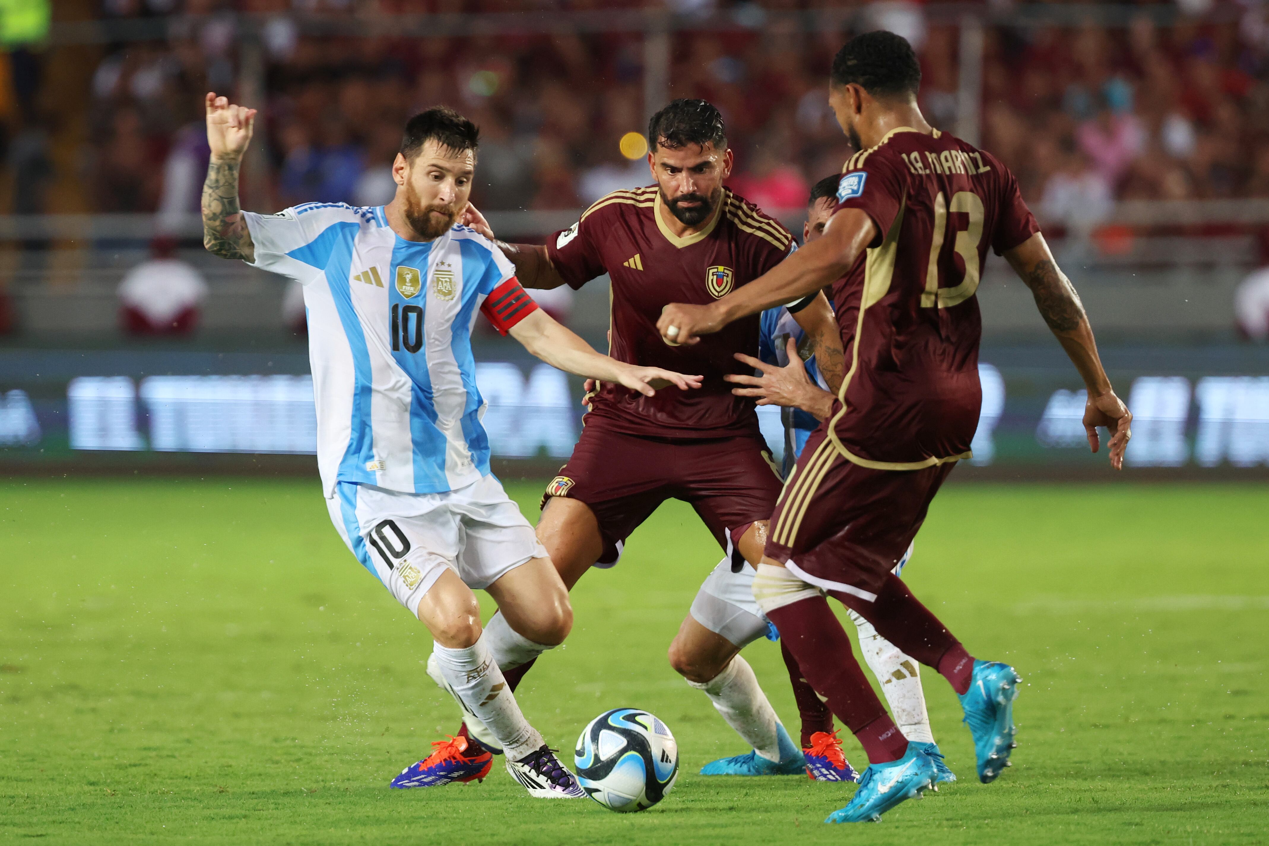 Argentina VS Venezuela en octubre de 2024. (Photo by Edilzon Gamez/Getty Images)