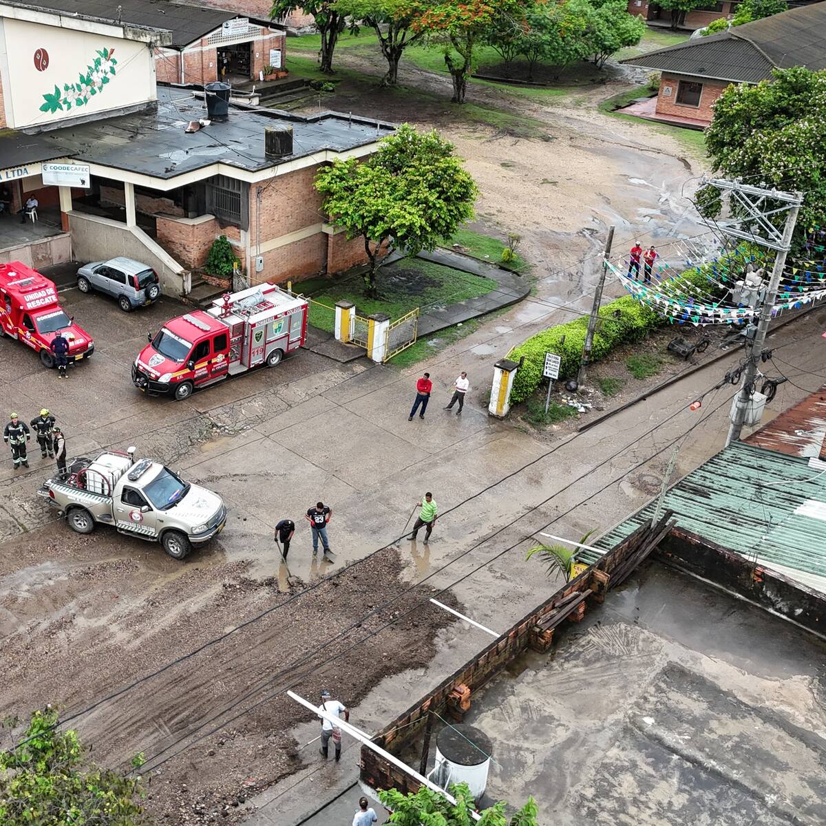En fotos: más de 95 familias, afectadas por inundaciones en el municipio de Viotá, Cundinamarca