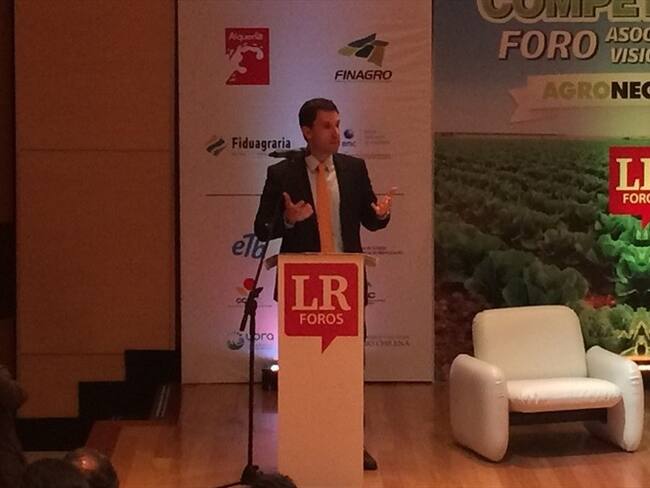 El viceministro de Agricultura, Juan Pablo Díaz-Granados. Foto: Colprensa.