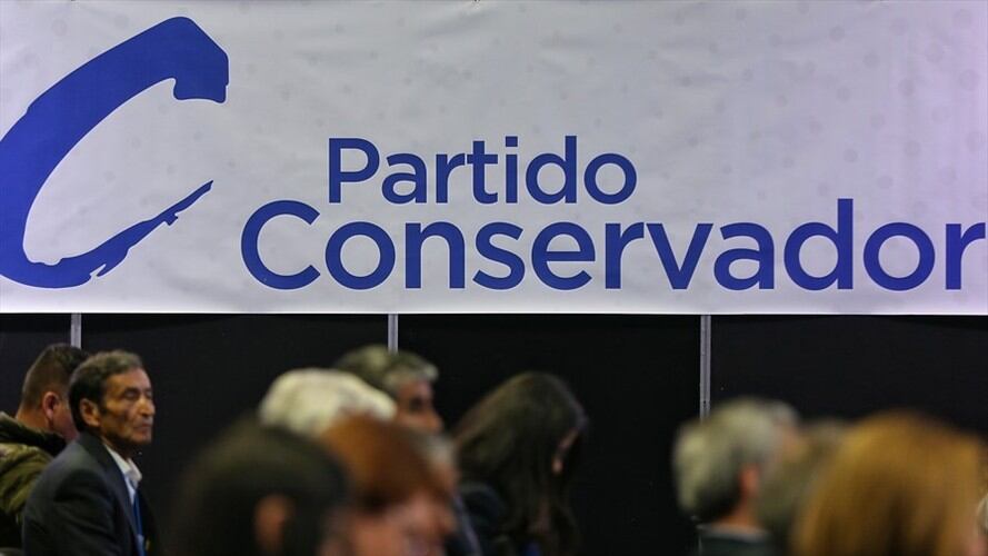 El Partido Conservador emitió una declaración pública en la que sentó su posición frente a la Reforma Tributaria. Foto: Colprensa / ÁLVARO TAVERA
