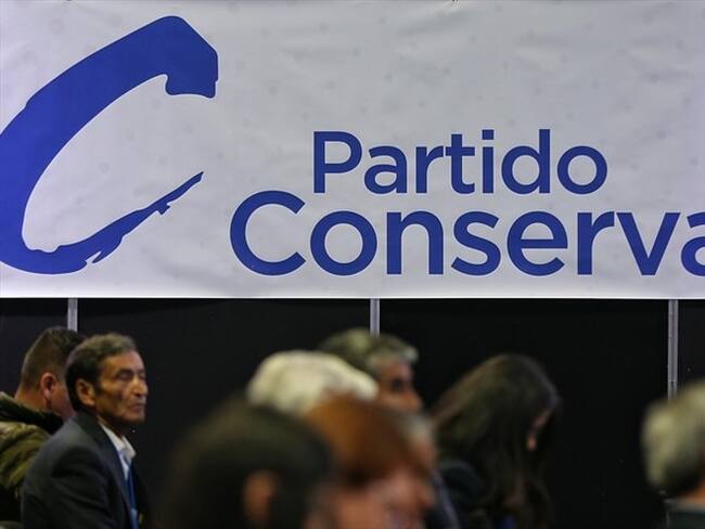 El Partido Conservador emitió una declaración pública en la que sentó su posición frente a la Reforma Tributaria. Foto: Colprensa / ÁLVARO TAVERA