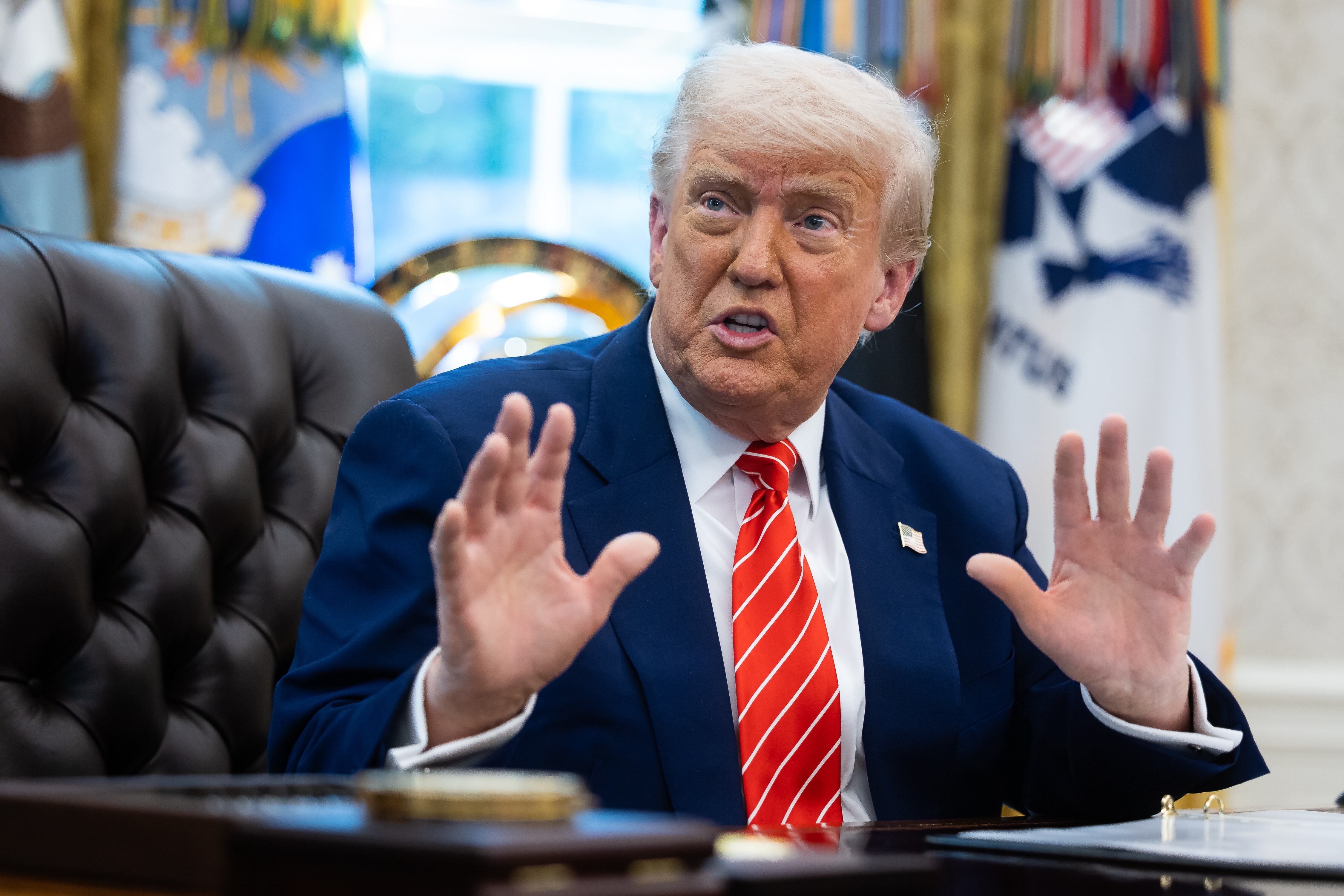 Trump restringió la entrada a Estados Unidos de nuevos estudiantes extranjeros de Harvard. EFE/EPA/FRANCIS CHUNG / POOL