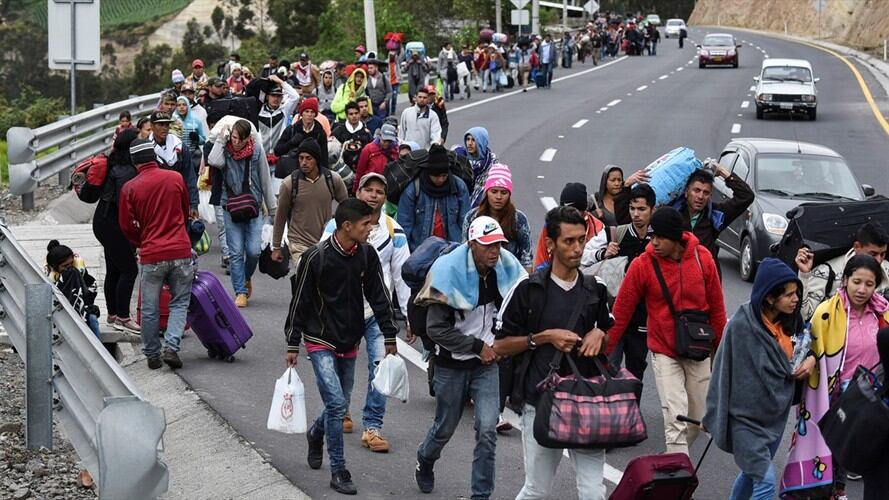 Estaban equiparando este flujo con los originados por conflictos bélicos en Siria o Afganistán.. Foto: Getty Images