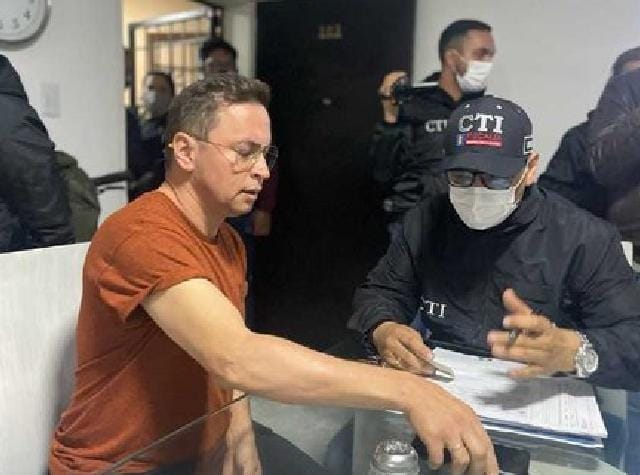 Captura de Jhonier Leal, hermano del estilista Mauricio Leal. Foto: Fiscalía.