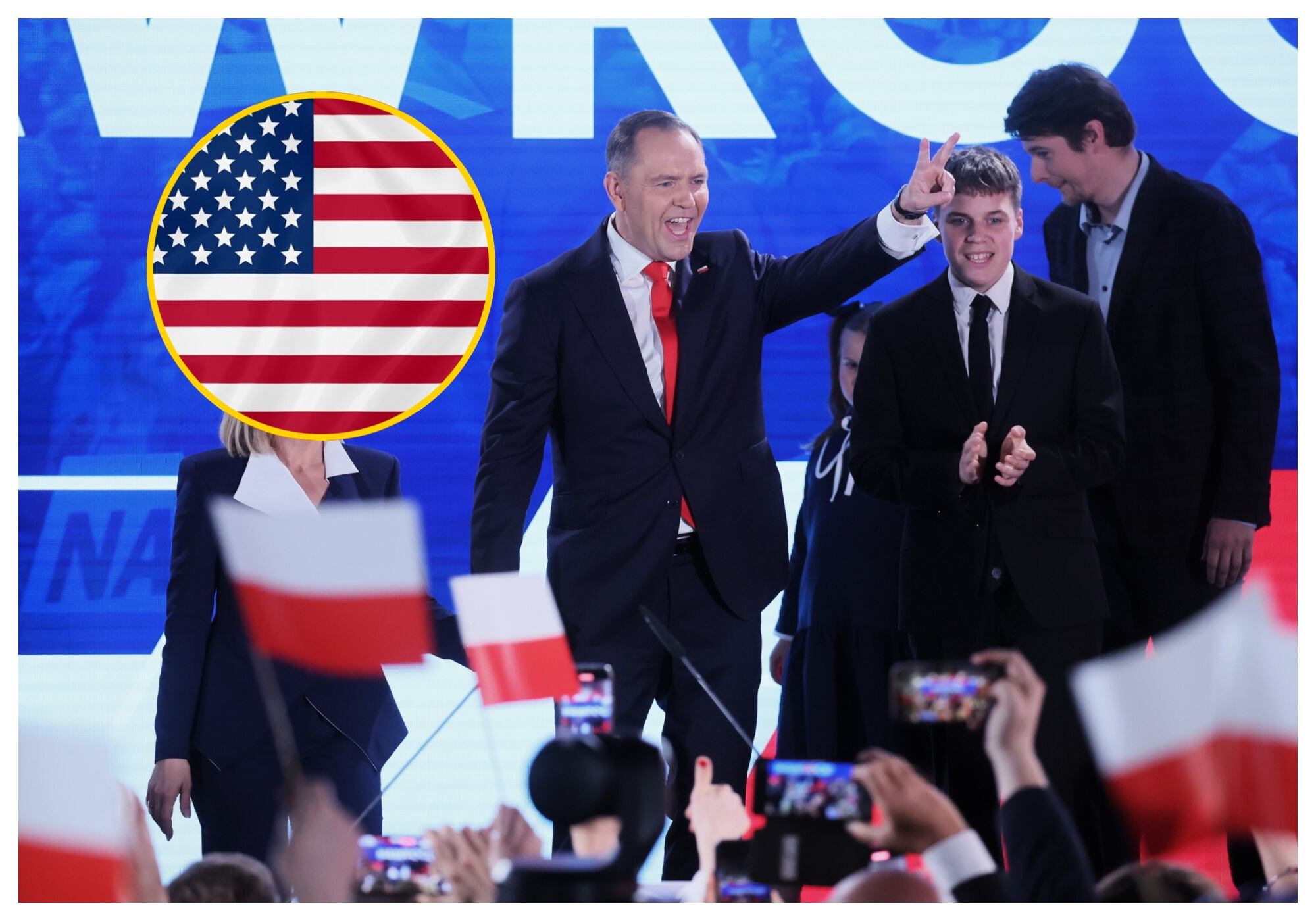 Estados Unidos felicitó a Nawrocki por su elección como presidente de Polonia . Foto: EFE.