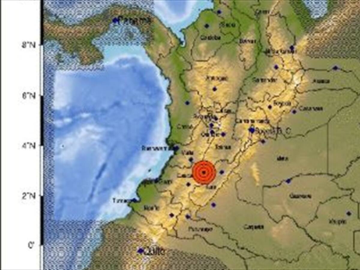 Fuerte temblor se sintió en Colombia