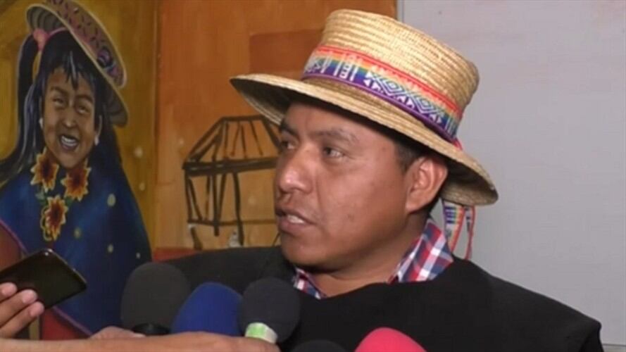 Hermes Pete, consejero mayor del Cric . Foto: Cortesía Camilo Fajardo