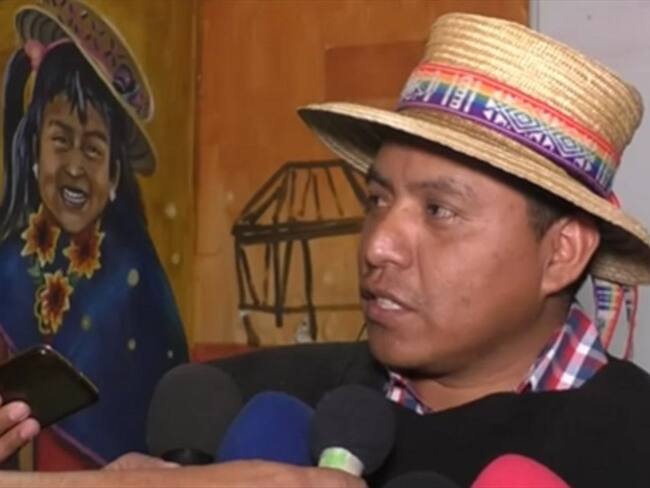 Hermes Pete, consejero mayor del Cric . Foto: Cortesía Camilo Fajardo