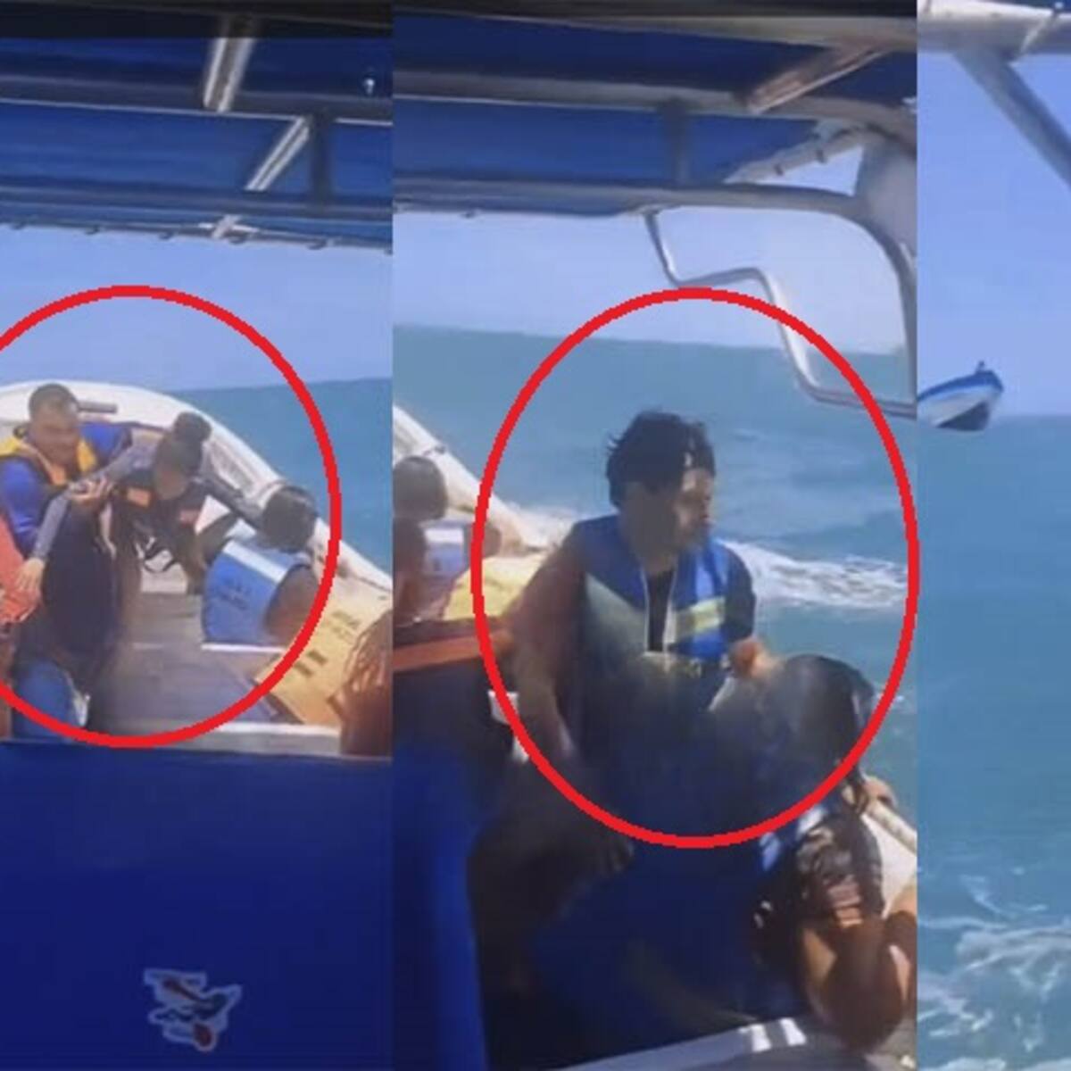 17 turistas naufragaron en el Parque Tayrona debido a las fuertes brisas que hay en la zona