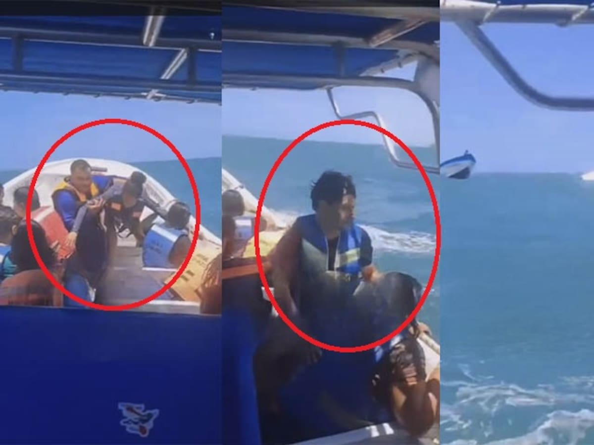 17 turistas naufragaron en el Parque Tayrona debido a las fuertes brisas que hay en la zona