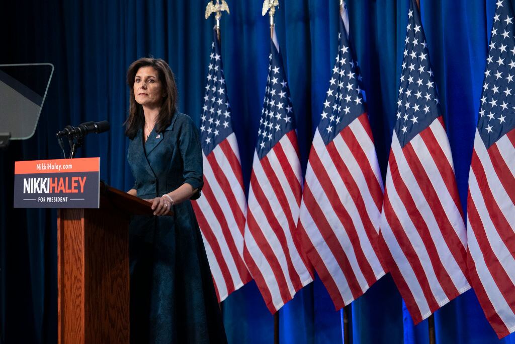 Nikki Haley (Photo by Allison Joyce/Getty Images)