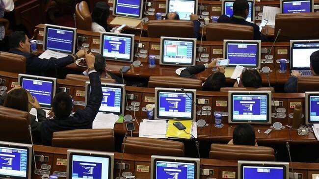 La Plenaria de la Cámara de Representantes aprobó la ponencia positiva de la reforma tributaria con 89 votos a favor. Foto: Colprensa