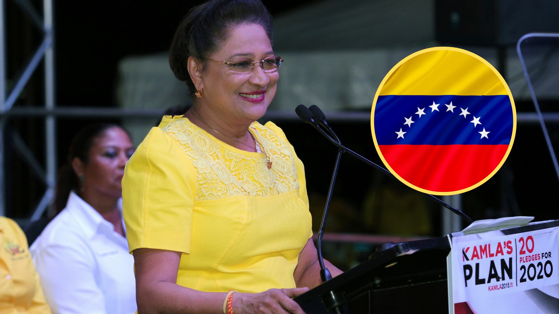 Kamla Persad-Bissessar, primera ministra de Trinidad y Tobago. FOTO: Getty Images