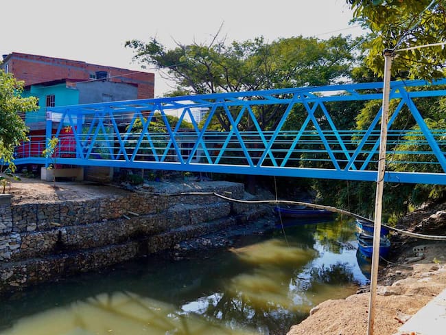 Puente Villa Leidy. Foto: Alcaldía de Santa Marta.