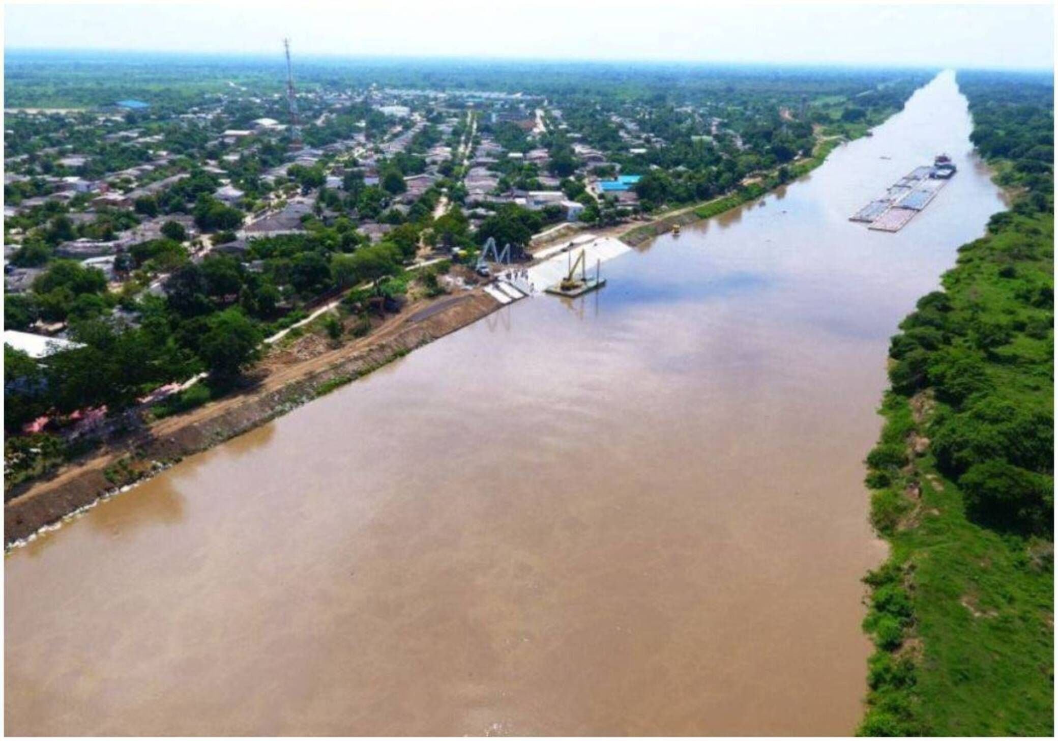 Aún falta un mes de lluvias, por lo que la altura aumentará. Foto: Caracol Radio.