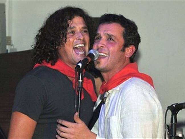Carlos y Guillermo Vives cantando juntos en el 2014.. Foto: Colprensa